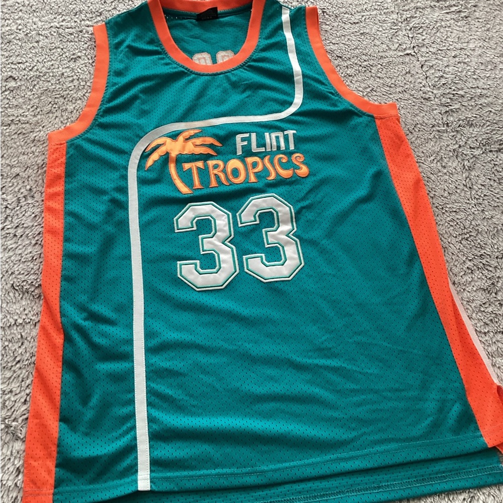 Flint Tropics Teal and Orange Jersey